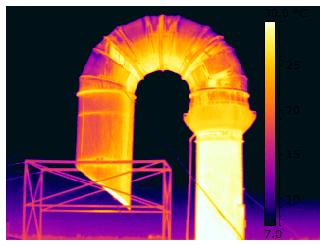 Image infrarouge cheminée
