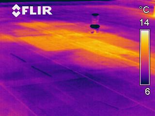 Image infrarouge toiture